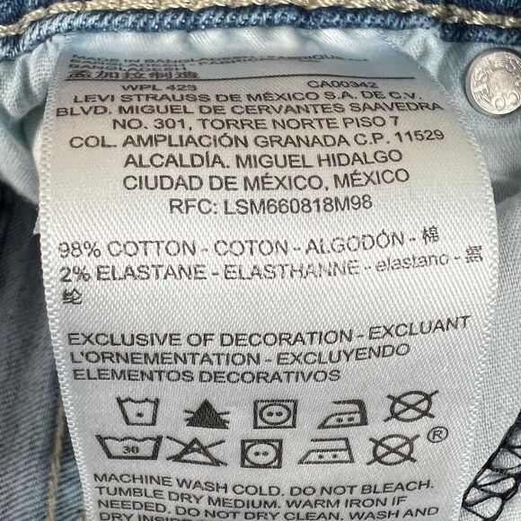 DENIZEN HIGH RISE CLASSIC CASUAL CONCERT FESTIVAL EVERYDAY DENIM MOM SHORTS - Picture 7 of 7